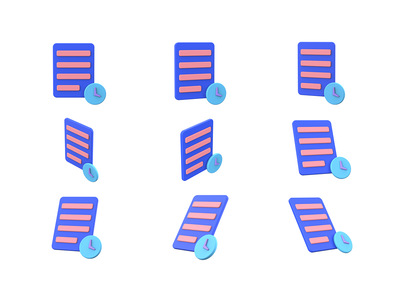 交易历史 3D 图标(Transaction History 3D icon)