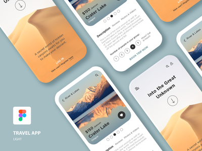 旅行 - 应用程序 UI 套件(Travel - Apps UI Kit)
