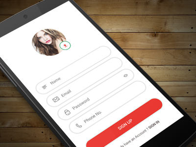 注册和注册屏幕(Sign Up & Register Screen)