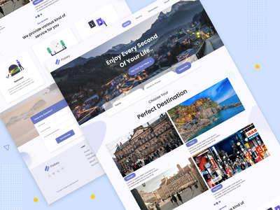 旅行社登陆页面(Travel Agency Landing Page)