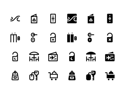 24 个旅行图标(24 Travel Icons)