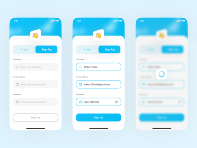 注册/注册用户界面(Register / Sign Up UI)