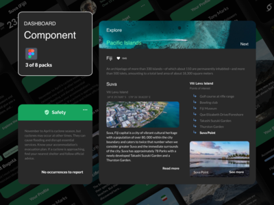 仪表板组件 - 旅行(Dashboard Components - Travel)