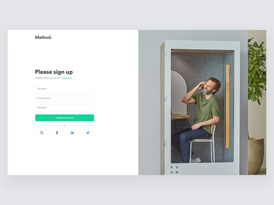 注册灵感(Sign Up Inspiration)