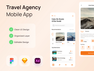 旅行社移动应用程序(Travel Agency Mobile App)