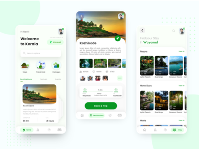 旅游应用设计(Travel App Design)