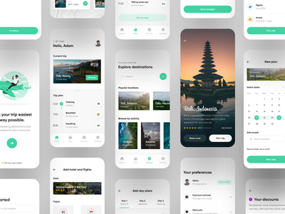 旅游App UI设计(Travel App UI Design)