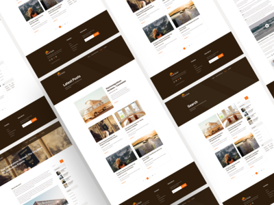 旅游博客用户界面(Travel Blog UI)