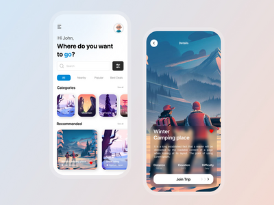 旅游预订概念应用程序(Travel Booking Concept App)