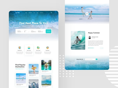 旅行社登陆页面(Travel Agency Landing Page)