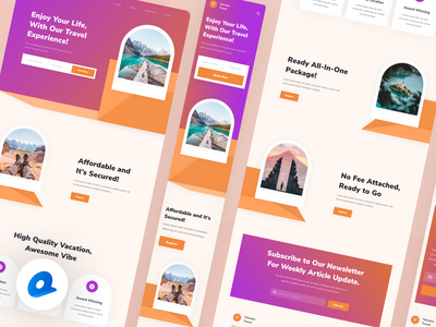 旅行登陆页面(Travel Landing Page)
