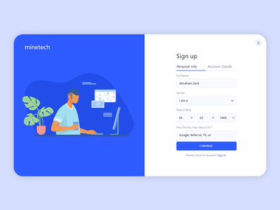注册入职免费 UI 套件(Sign Up Onboarding Free UI Kit)
