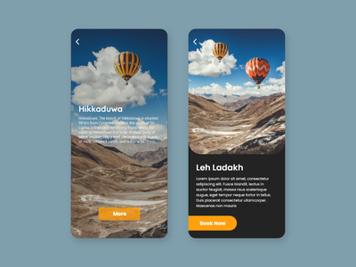 旅行应用黑暗(Travelling App Dark)
