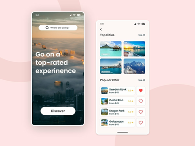 旅游 UI 概念(Travel UI Concept)