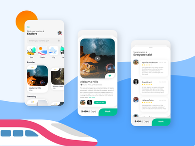 旅行移动用户界面套件(Travel Mobile UI Kits)