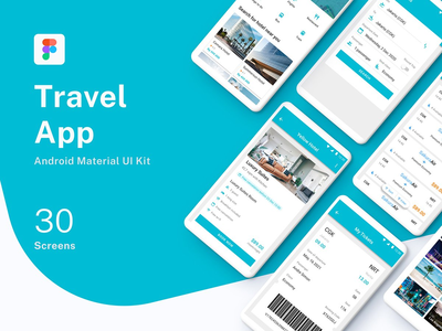旅游应用 UI 套件(Travel App UI Kit)