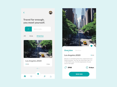 旅游UI应用(Travelling Ui App)