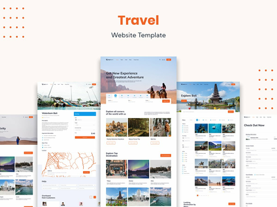 旅行社网站模板(Travel Agency Website Template)