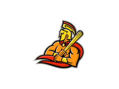 特洛伊枕头吉祥物(Trojan Warrior Baseball Player Mascot)