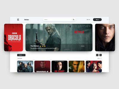 系列网站设计轻版(Series Website Design Light Version)