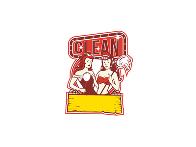 双清洁工清洁 1950 年代复古(Twin Cleaners Clean 1950s Retro)