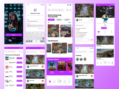 Twitch 应用程序重新设计(Twitch App Redesign)