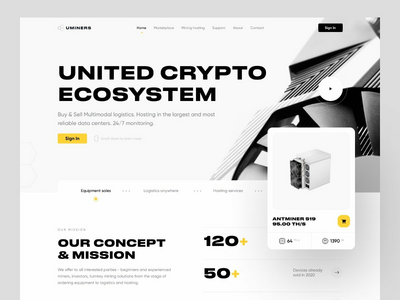 加密生态系统登陆页面(Crypto Ecosystem Landing page)