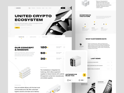 加密生态系统登陆页面(Crypto Ecosystem Landing page)