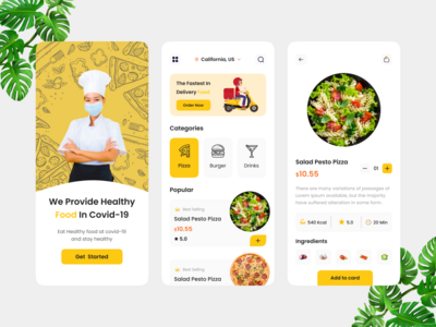 送餐应用(Food Delivery  App)