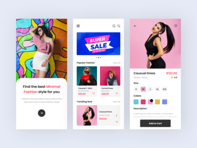 时尚商店移动应用程序(Fashion Store Mobile App)