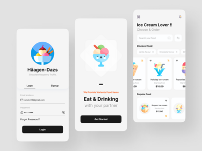 冰淇淋店应用(Ice Cream Store App)