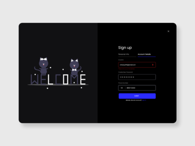 注册 web 2 黑暗(sign up web 2 dark)