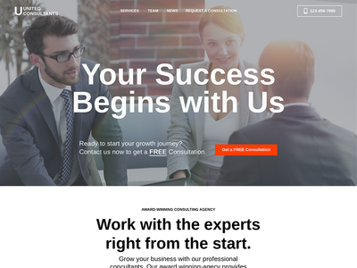 咨询机构主页(Consulting Agency Homepage)