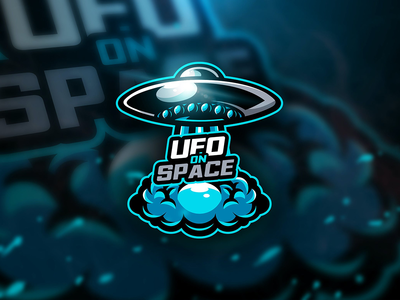 飞碟 - 吉祥物和电子竞技标志(Ufo - Mascot & Esport Logo)