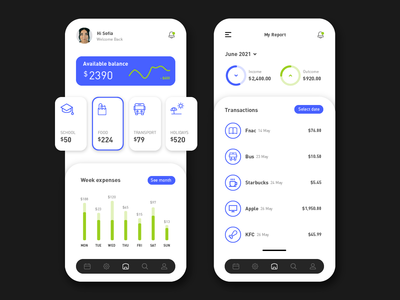 金融应用概念(Financial App Concept)