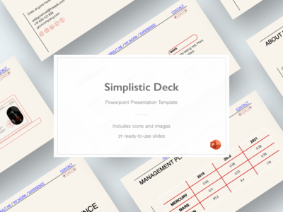 Simplistic Deck - 终极演示模板(Simplistic Deck - Ultimate Presentation Template)