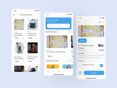 Sinau-在线指导类应用程序概念(Sinau - Online Mentoring Class App Concept)