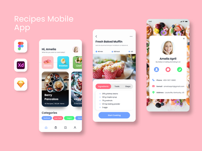 食物食谱移动应用程序(Food Recipes Mobile App)