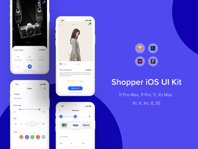 购物者 iOS UI 工具包(Shopper iOS UI Kit)