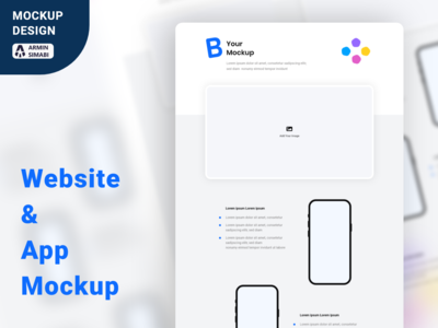 网站和应用模型(Website & App Mockup)