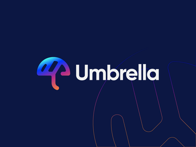 Modern Logo - Branding Agency Logo - Creative Umbrella Logo(U Modern Logo - Branding Agency Logo - Creative Umbrella Logo)