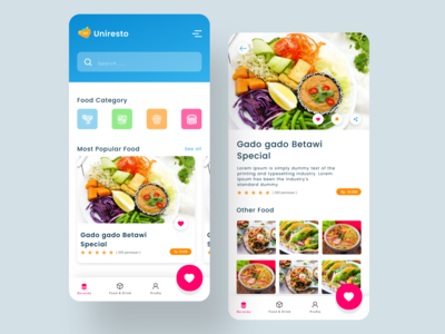 Uniresto App - 餐厅移动应用(Uniresto App - Restaurant Mobile App)