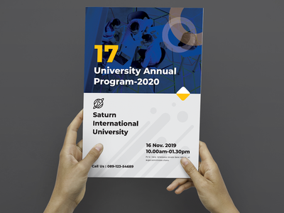 大学传单 / 一页传单 / Letter 大小传单 / A4 大小传单(University Flyer / one page flyer / Letter Size Flyer / A4 Size Flyer)