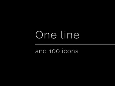 Unoline 图标集(Unoline Icons Set)