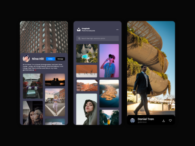 Unsplash 黑暗应用(Unsplash Dark App)