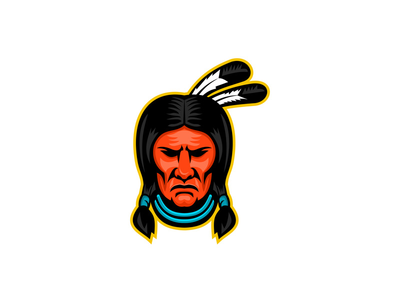 苏族首席体育吉祥物(Sioux Chief Sports Mascot)