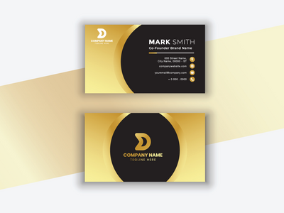 公司名片模板(Corporate business card template)