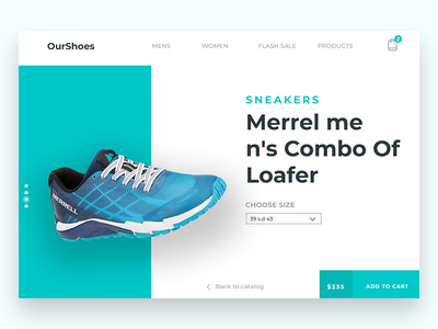 运动鞋登陆页面(Sneaker Landing Page)