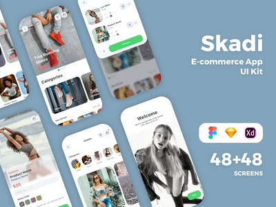 Skadi - 电子商务应用程序 UI 套件(Skadi - E-Commerce App UI Kit)