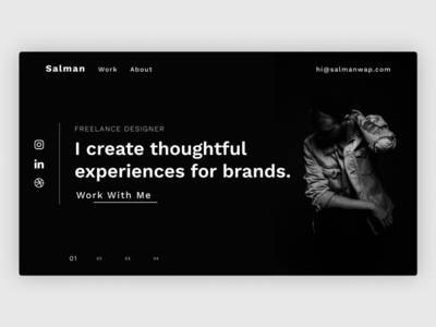 萨尔曼投资组合网站(Salman Portfolio Website)